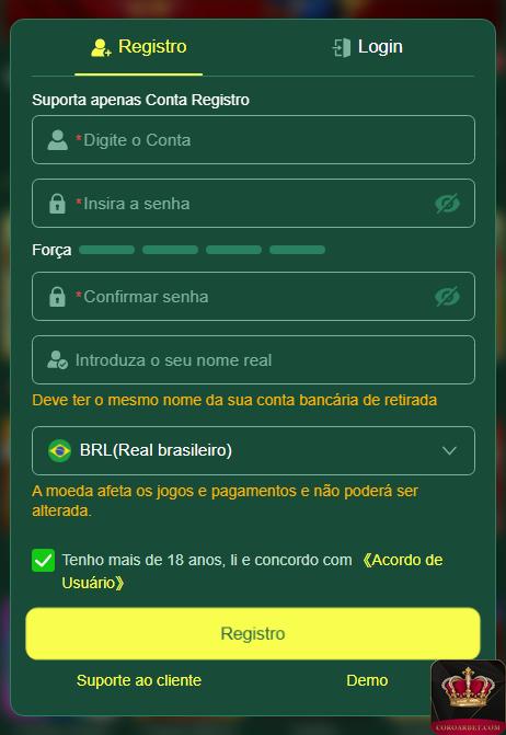 Segurança coroarbet.com